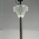 Colourless Murano glass chandelier, Venice circa 1940