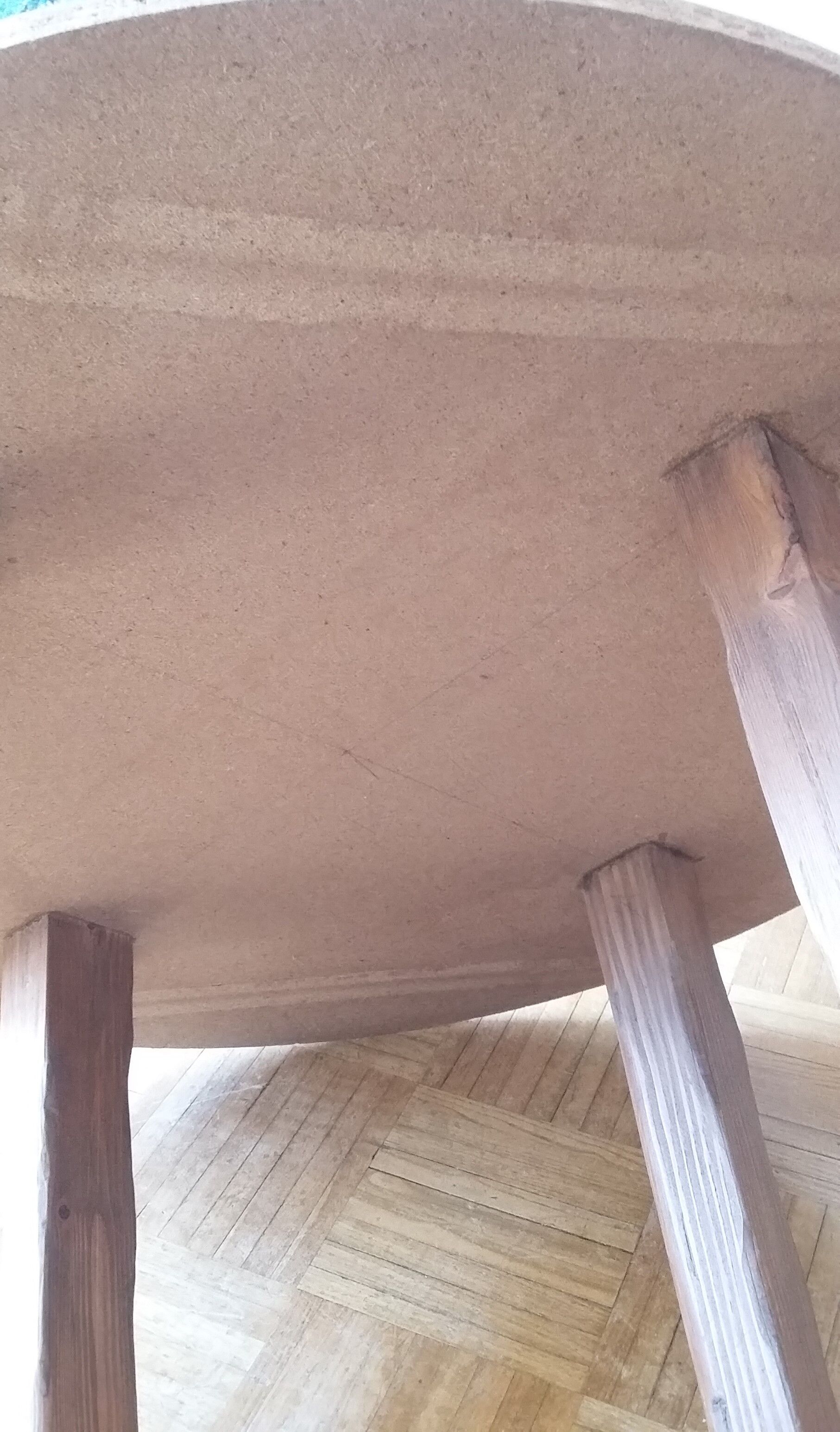 Coffee table glass and wood