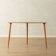 Elegant side table from the 1960s with triangular silhouette, teak wood