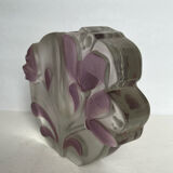 Vase en verre duoflore