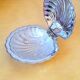 Metal shell butter dish, 1960.
