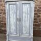 Armoire alsacienne Rustique fin 19 Eme sapin Peint