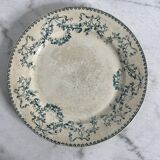 Set of 9 Terre de Fer flat plates - Sarreguemines U&C Mozart