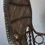 Emmanuelle armchair in rattan, 1970