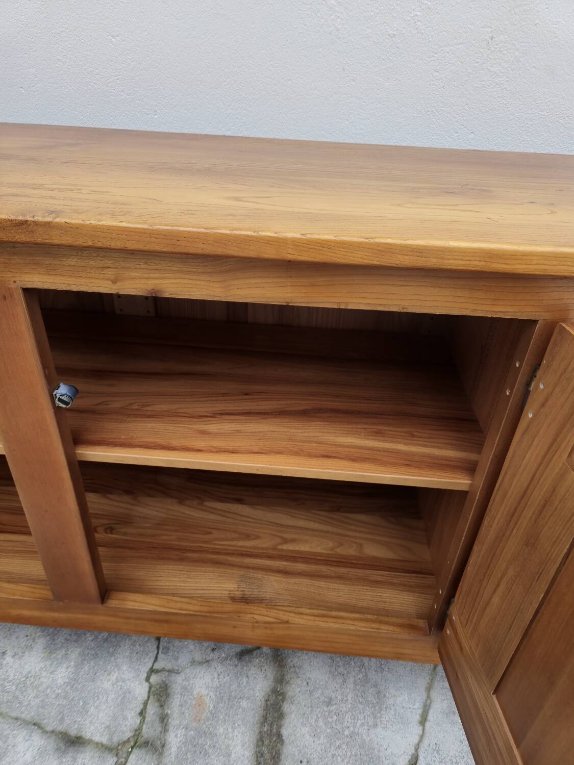 Enfilade Maison Regain in Oak with 3 vintage doors