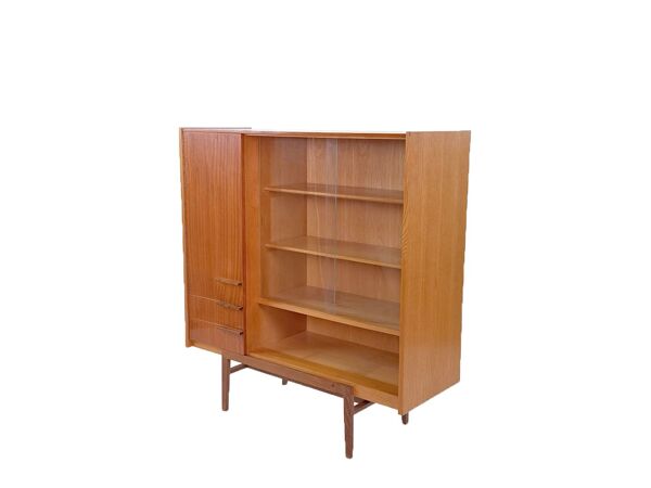 Meuble vintage avec vitrine par František Mezulánik pour Up Závody
