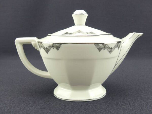Tête à tête Art Déco en porcelaine de Limoges Legrand