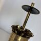 Vintage 1960 cigarette case, gold and black dispenser box - 13 x 7 cm