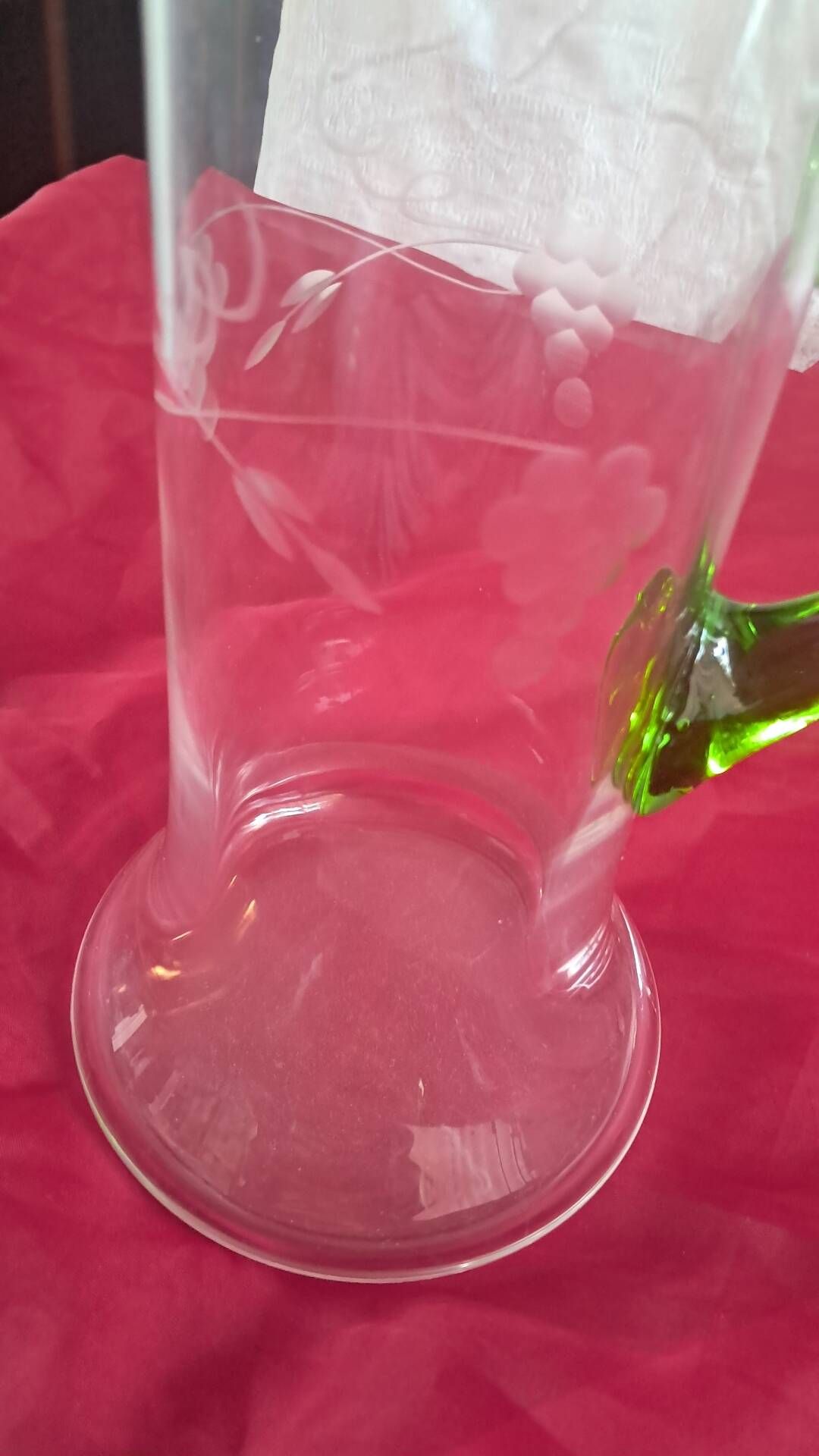 Carafe et 12 verres Service vin d'Alsace