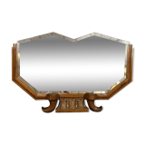 Art Deco period mahogany mirror circa 1930