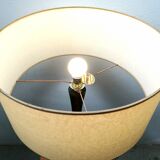 Lamp 60s dark and gilded wood