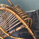Fauteuil en bambou vintage italien
