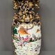 Vase, relief paint, gilding