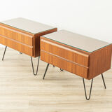1950s Bedside Tables, Oldenburger Möbelwerkstätten