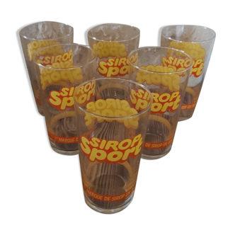 Lot de 6 verres Sirop Sport