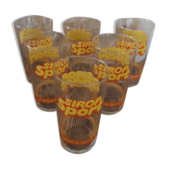 Set of 6 Sport Syrup glasses