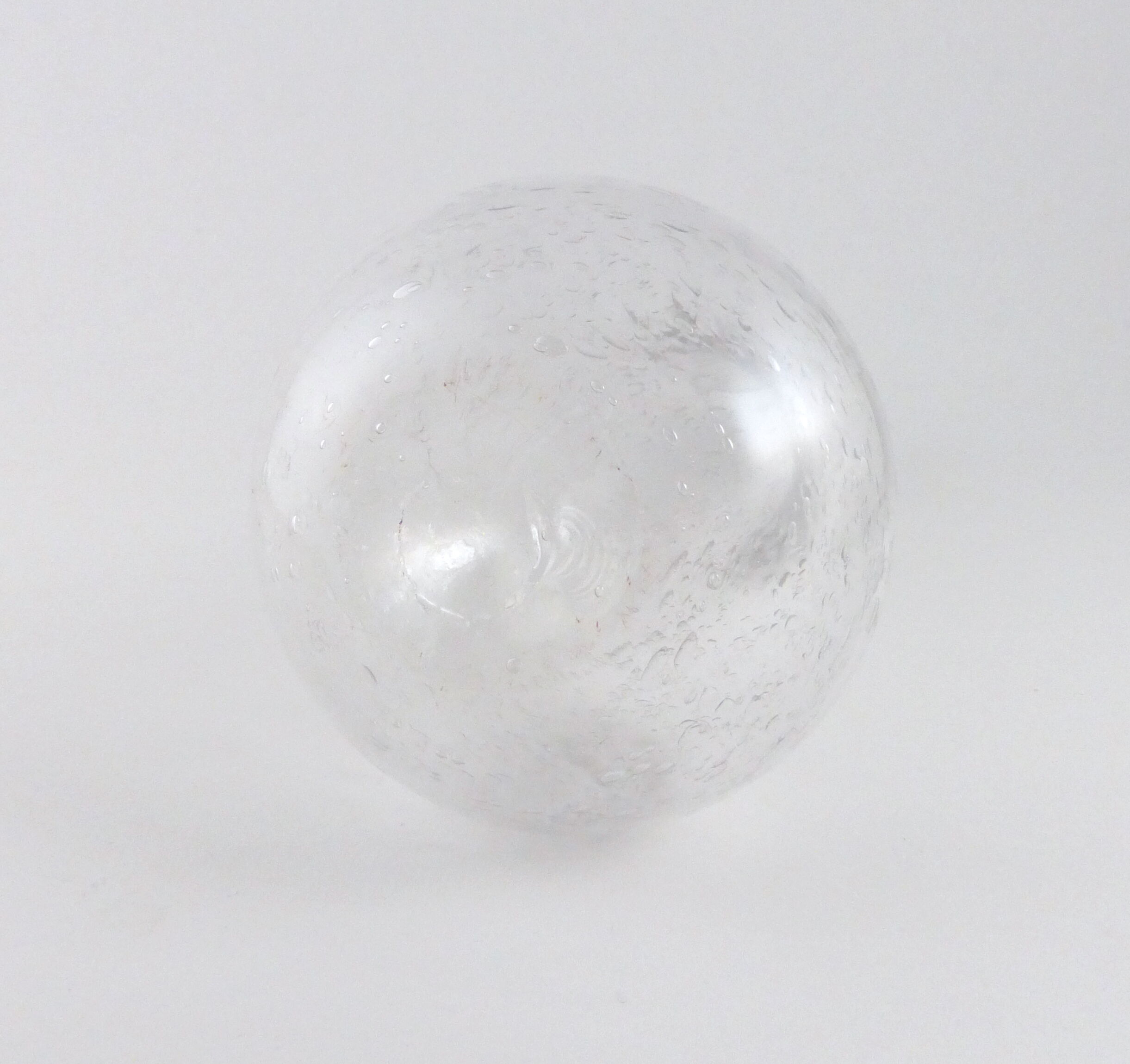 Vase praticality bubble glass glassware of Biot 1960/70