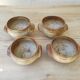 4 sandstone onion soup bowls