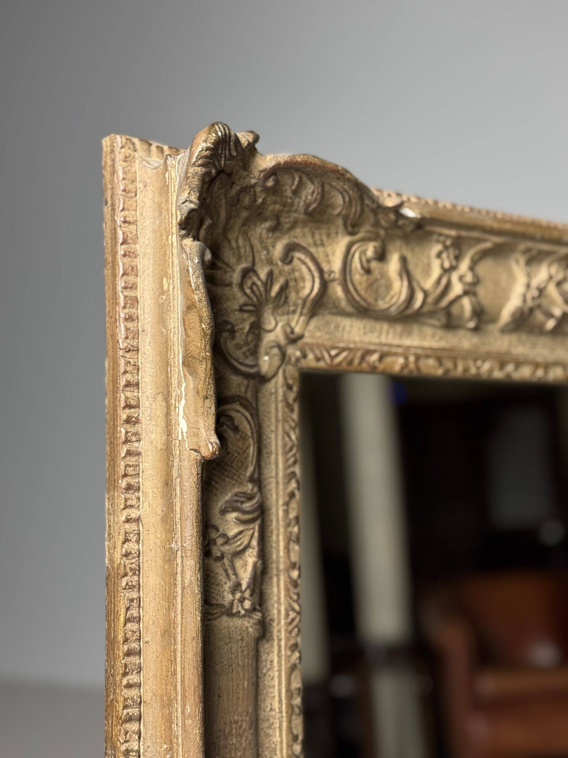 Large classic rural mirror