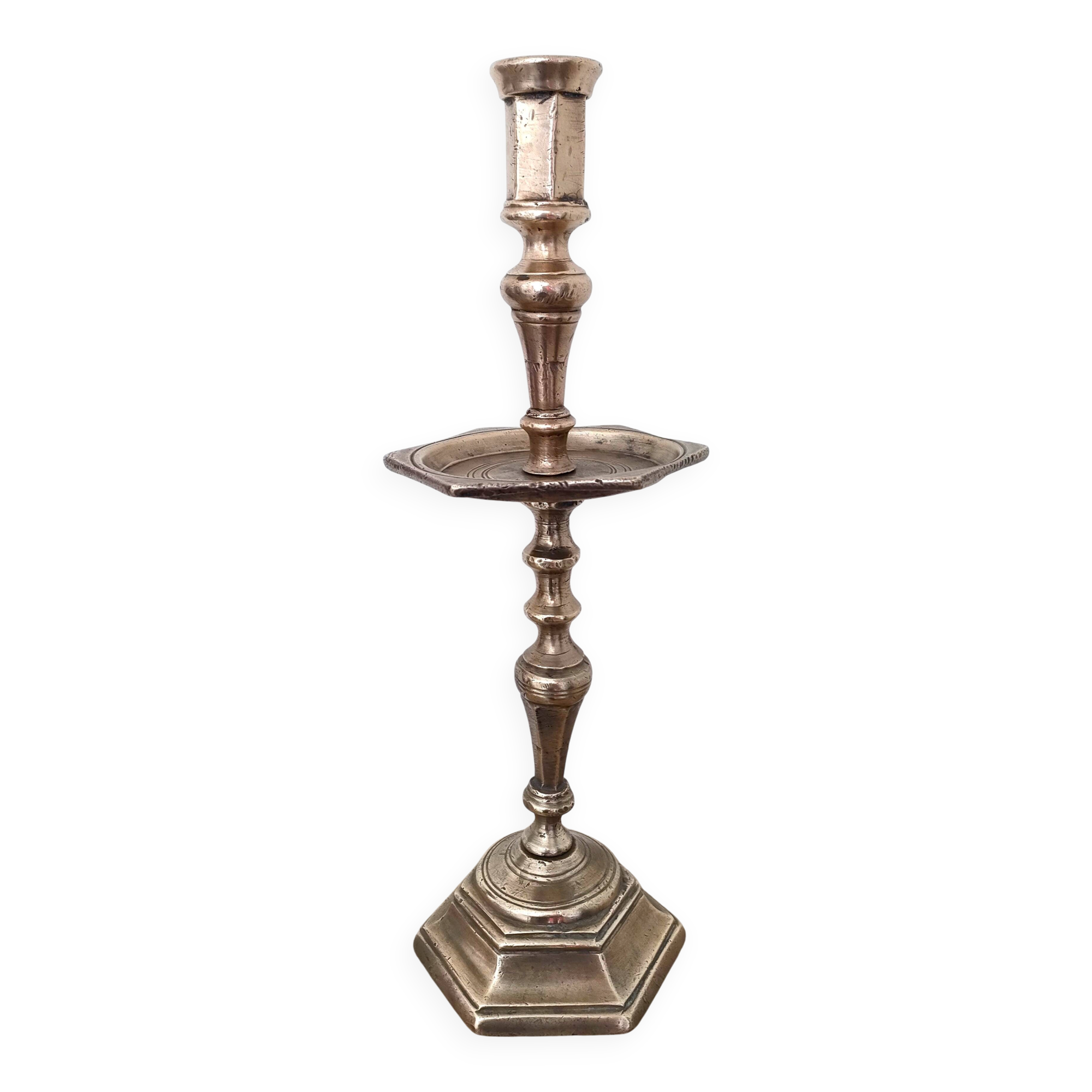 Grand Flambeau Louis XIII High period - 17th century - Bronze