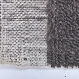 4x7 Soft Pastel Brown Wool Moroccan Rug, 128x211Cm