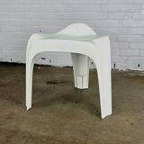 White Casalino stools, Casala — Alexander Begge