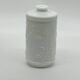 Pot / bocal verre opale blanc , vintage