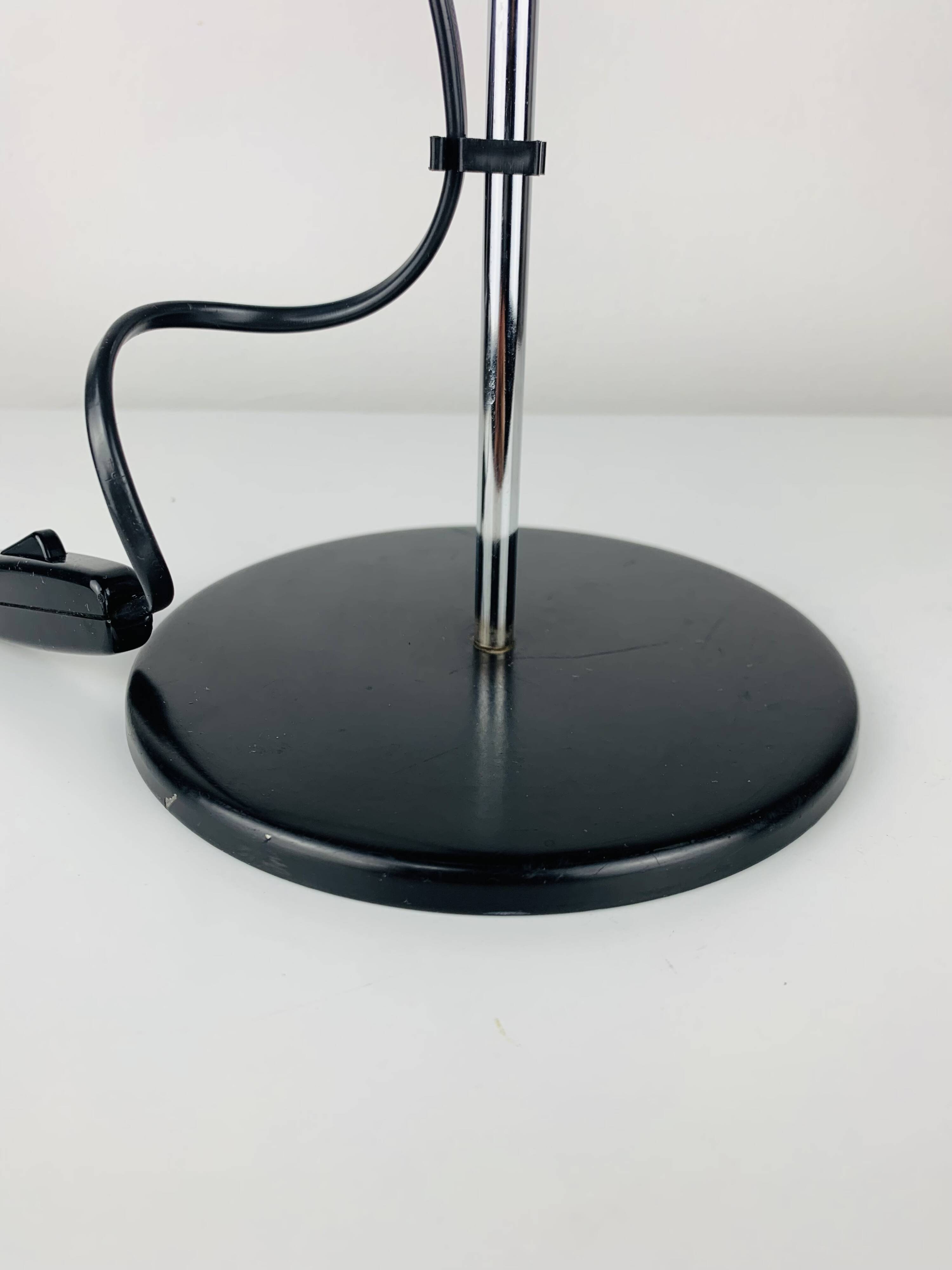 1960s black spot desk lamp, vintage