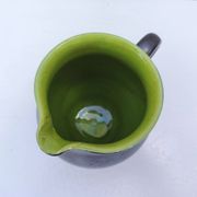 Ceramic pitcher, faience by Elchinger, vintage