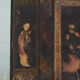 Antique chest painted in pine wood – China, around 1900