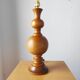 Vintage light wood lamp 1960-70