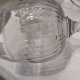 Wedding glass, blown glass from the 19th century.