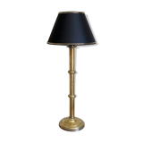 Gilded brass lamp