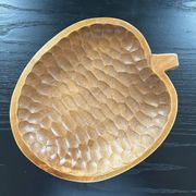 Plat creux pomme en bois