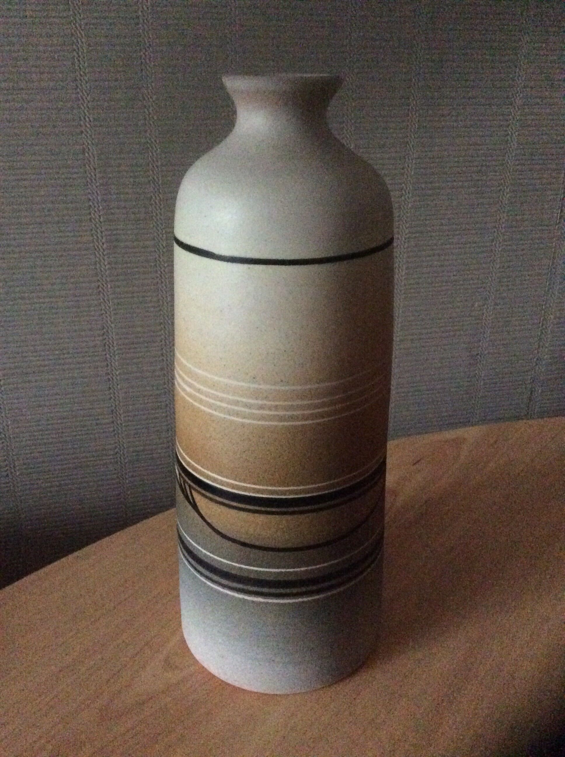 Handcrafted pottery vase