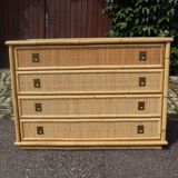 Dal vera rattan chest of drawers