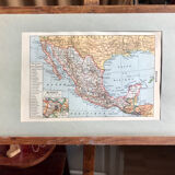 Vintage map of Mexico