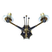 Pair of sputnik wall lights 1950
