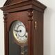 Mid Century Vintage Victorian Style Wall Clock Wood Case,Chime, in Working order