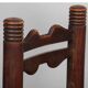 Set of 4 straw-seated solid wood chairs, French craftsmanship, 1950.
