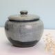 Sugar bowl, vintage pottery, French manufacture