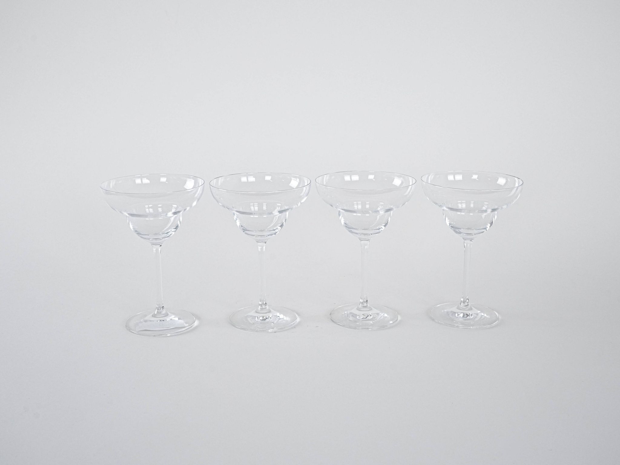 Set of margarita glasses, Danish design, 1970s, manufactured in Denmark