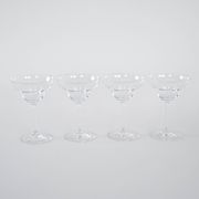 Set of margarita glasses, Danish design, 1970s, manufactured in Denmark