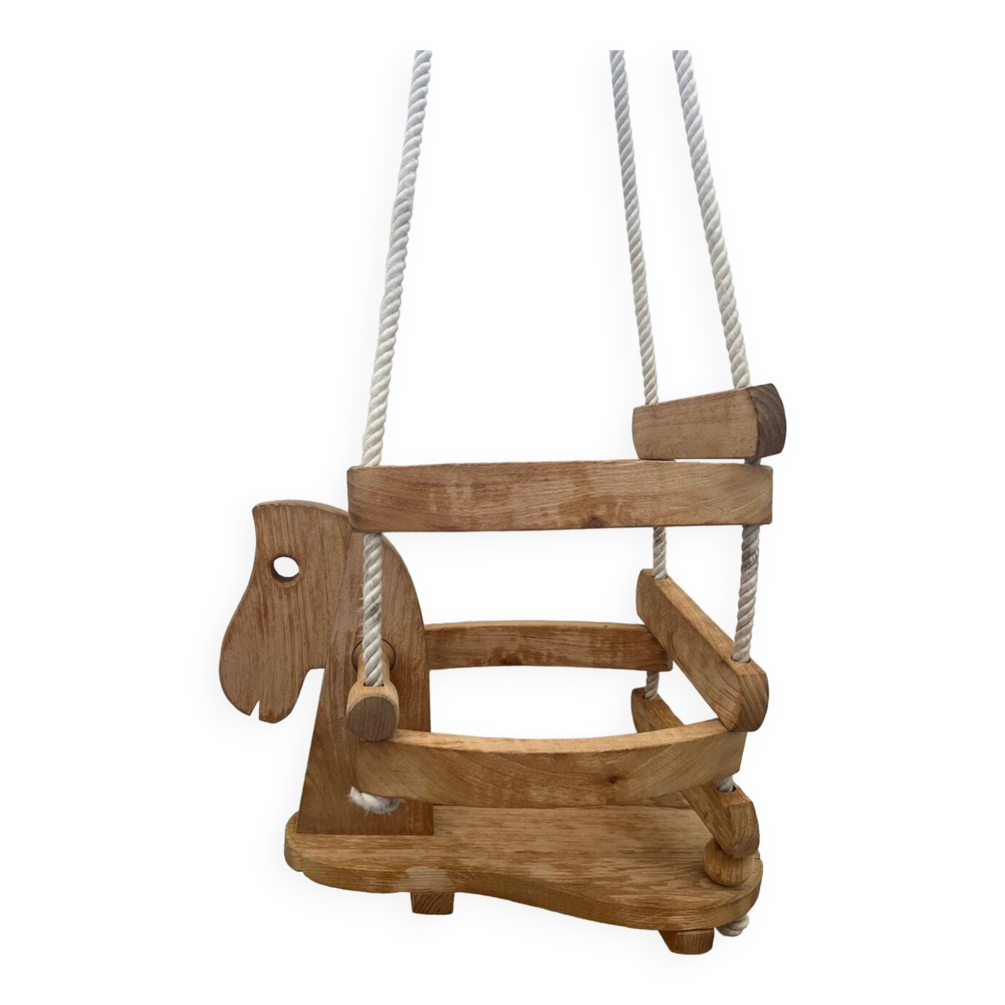 Wooden children's swing