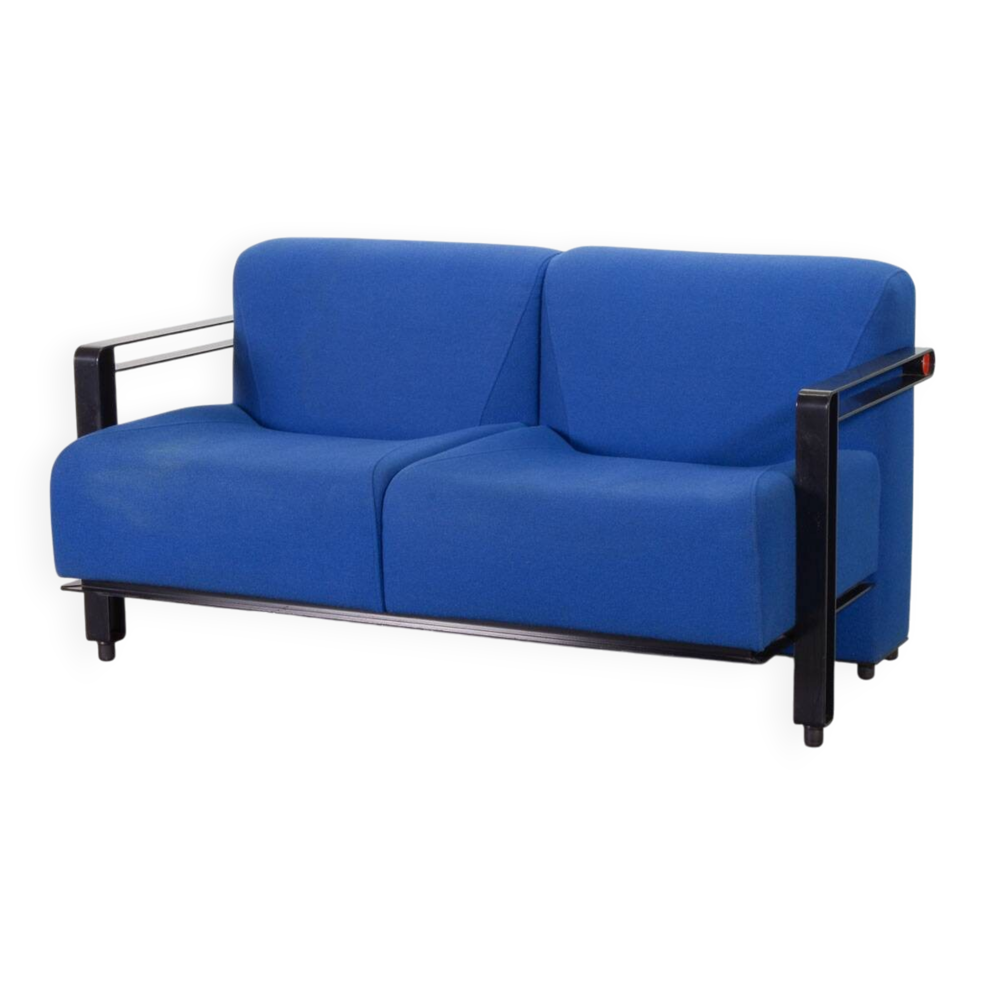 Dutch Design Artifort Sky Blue ‘Transformation’ Two-Seat Sofa Model 952 by
