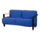 Dutch Design Artifort Sky Blue ‘Transformation’ Two-Seat Sofa Model 952 by