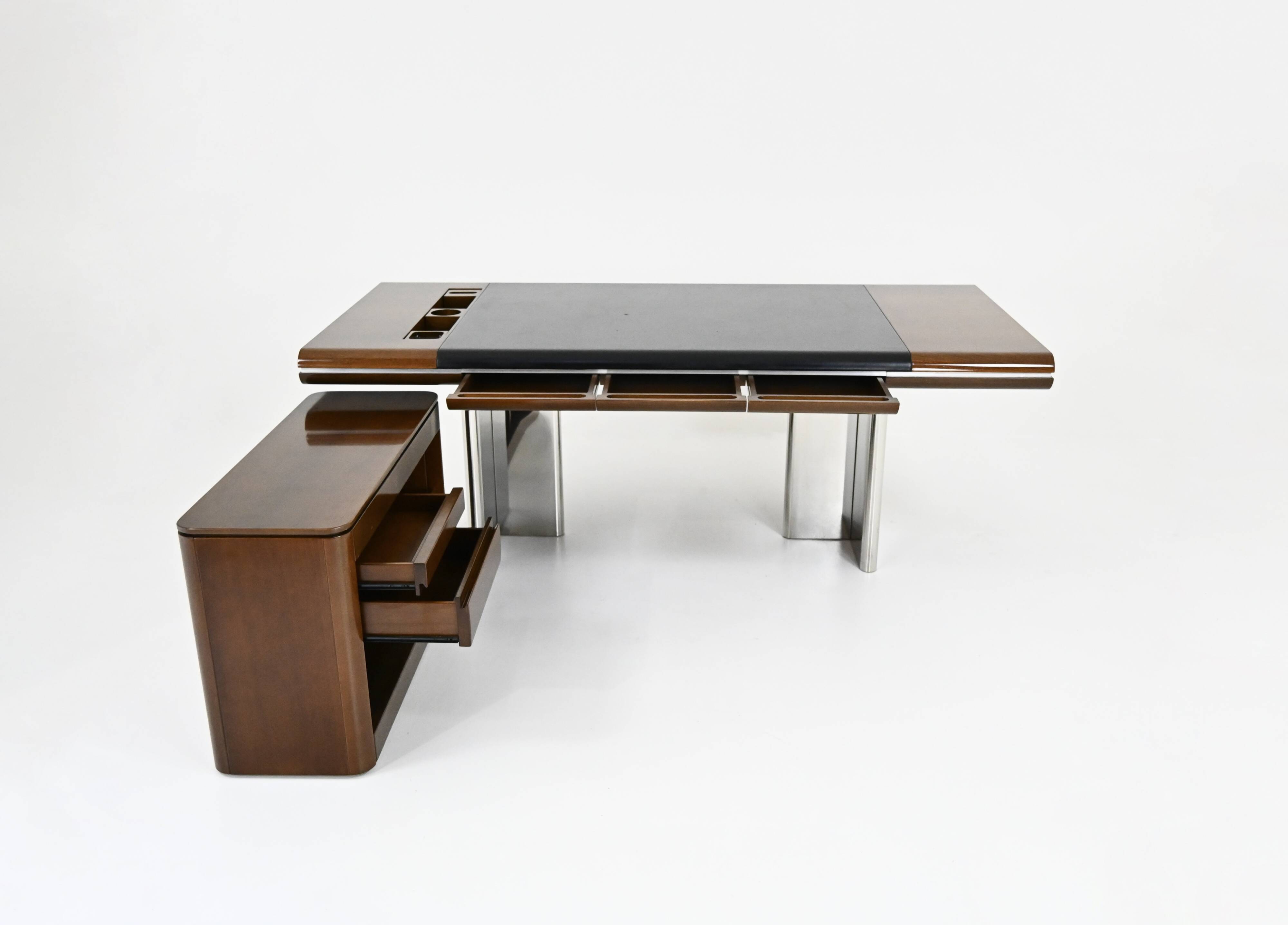 Italian desk by Hans Von Klier for Skipper, 1970s