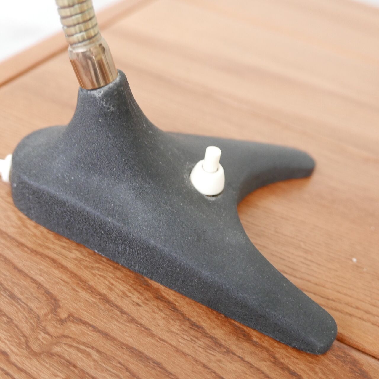 Pair of Swedish Brass Mid-Century Table Lamps