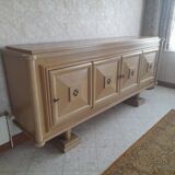 Gaston Poisson art deco oak dining room