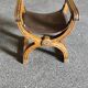 Armchair called Dagobert in wood and leather